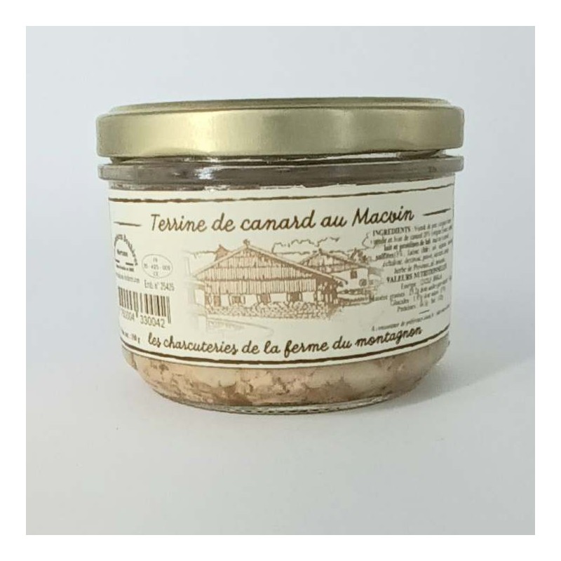 Terrine de canard au Macvin 180g