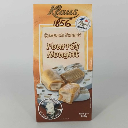 Caramels fourrés au nougat 160g